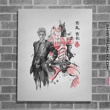 Load image into Gallery viewer, Shirts Posters / 4"x6" / White Killer Queen Sumi-e