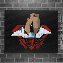 Load image into Gallery viewer, Daily_Deal_Shirts Posters / 4"x6" / Black Supes