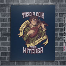 Load image into Gallery viewer, Shirts Posters / 4"x6" / Navy Toss A Coin