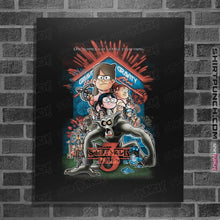 Load image into Gallery viewer, Shirts Posters / 4"x6" / Black Stranger Falls 3