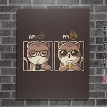 Load image into Gallery viewer, Shirts Posters / 4"x6" / Dark Chocolate AM PM