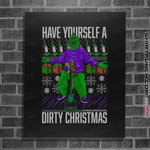 Load image into Gallery viewer, Daily_Deal_Shirts Posters / 4"x6" / Black Ugly Mr Grouchy Sweater