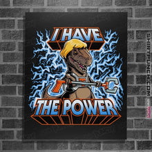 Load image into Gallery viewer, Daily_Deal_Shirts Posters / 4"x6" / Black He-Rex