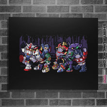 Load image into Gallery viewer, Shirts Posters / 4"x6" / Black Where The Wild Mechs Are
