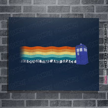 Load image into Gallery viewer, Secret_Shirts Posters / 4"x6" / Navy Through Time And Space