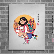 Load image into Gallery viewer, Daily_Deal_Shirts Posters / 4"x6" / White Dishonor On Your Cow!