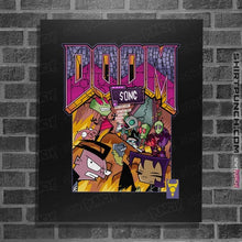 Load image into Gallery viewer, Daily_Deal_Shirts Posters / 4&quot;x6&quot; / Black DOOOM
