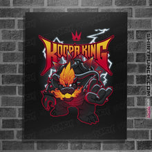 Load image into Gallery viewer, Shirts Posters / 4"x6" / Black Metalknight