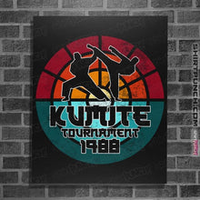 Load image into Gallery viewer, Secret_Shirts Posters / 4"x6" / Black Kumite Tournament