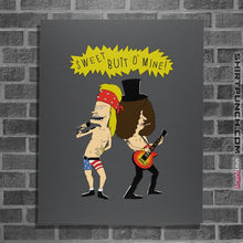 Load image into Gallery viewer, Shirts Posters / 4"x6" / Charcoal Sweet Butt O Mine