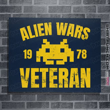 Load image into Gallery viewer, Secret_Shirts Posters / 4"x6" / Navy Alien Wars