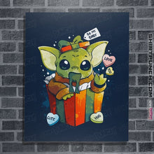 Load image into Gallery viewer, Daily_Deal_Shirts Posters / 4"x6" / Navy Be My Baby