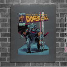 Load image into Gallery viewer, Shirts Posters / 4"x6" / Charcoal Uncanny Dimension X