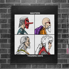 Load image into Gallery viewer, Daily_Deal_Shirts Posters / 4"x6" / Black Training Days