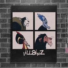Load image into Gallery viewer, Secret_Shirts Posters / 4"x6" / Black 90s Villains