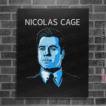 Load image into Gallery viewer, Daily_Deal_Shirts Posters / 4"x6" / Black Nic Cage
