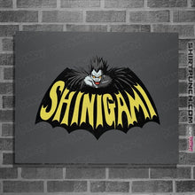 Load image into Gallery viewer, Shirts Posters / 4"x6" / Charcoal Bat Shinigami
