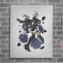 Load image into Gallery viewer, Daily_Deal_Shirts Posters / 4"x6" / White Android Hunter