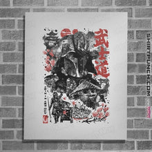 Load image into Gallery viewer, Daily_Deal_Shirts Posters / 4"x6" / White Lone Wolf Mando