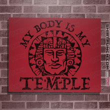 Load image into Gallery viewer, Secret_Shirts Posters / 4"x6" / Red Hidden Temple Body