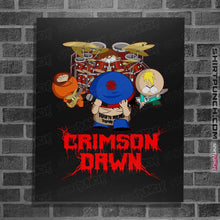 Load image into Gallery viewer, Shirts Posters / 4"x6" / Black Crimson Dawn