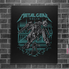Load image into Gallery viewer, Shirts Posters / 4"x6" / Black Heavy Metal Gear
