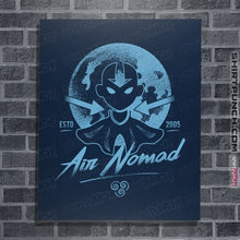 Load image into Gallery viewer, Shirts Posters / 4"x6" / Navy Moonlight Air Nomad