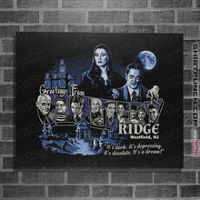 Load image into Gallery viewer, Daily_Deal_Shirts Posters / 4"x6" / Black Greetings from Cemetery Ridge