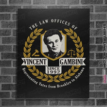 Load image into Gallery viewer, Secret_Shirts Posters / 4"x6" / Black Gambini Law Offices