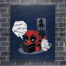 Load image into Gallery viewer, Shirts Posters / 4"x6" / Navy Death Merc