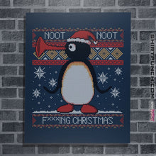 Load image into Gallery viewer, Shirts Posters / 4"x6" / Navy Noot Christmas