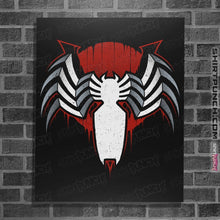 Load image into Gallery viewer, Shirts Posters / 4"x6" / Black V of Symbiote