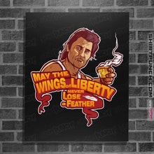 Load image into Gallery viewer, Shirts Posters / 4"x6" / Black Wings Of Liberty