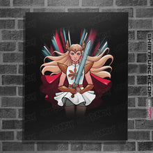 Load image into Gallery viewer, Shirts Posters / 4"x6" / Black Princess of Power