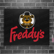 Load image into Gallery viewer, Daily_Deal_Shirts Posters / 4&quot;x6&quot; / Black Freddy&#39;s
