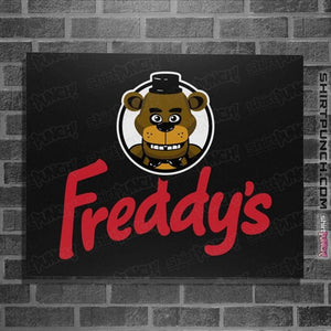 Daily_Deal_Shirts Posters / 4"x6" / Black Freddy's