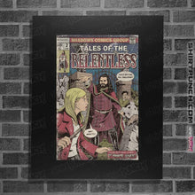 Load image into Gallery viewer, Shirts Posters / 4"x6" / Black The Relentless