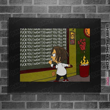 Load image into Gallery viewer, Secret_Shirts Posters / 4"x6" / Black Rage Simpson