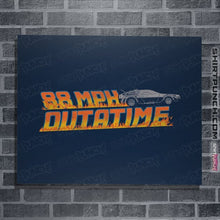 Load image into Gallery viewer, Daily_Deal_Shirts Posters / 4"x6" / Navy Vintage Outatime