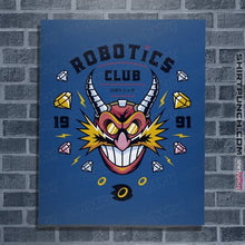 Load image into Gallery viewer, Shirts Posters / 4"x6" / Royal Blue The Robotics Club