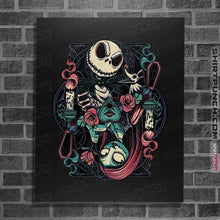 Load image into Gallery viewer, Daily_Deal_Shirts Posters / 4"x6" / Black Jack & Sally Card
