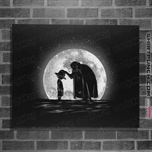 Load image into Gallery viewer, Shirts Posters / 4"x6" / Black Moonlight Straw Hat