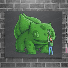 Load image into Gallery viewer, Shirts Posters / 4"x6" / Charcoal Plant Type Monster