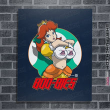 Load image into Gallery viewer, Secret_Shirts Posters / 4"x6" / Navy Daisy Boos