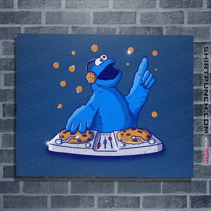 Daily_Deal_Shirts Posters / 4"x6" / Royal Blue Cookie Party