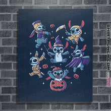 Load image into Gallery viewer, Shirts Posters / 4"x6" / Navy Halloween Experiments