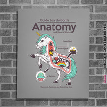 Load image into Gallery viewer, Shirts Posters / 4"x6" / Sports Grey Anatomy Of A Unicorn