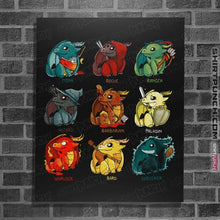 Load image into Gallery viewer, Shirts Posters / 4"x6" / Black Dragon Roles