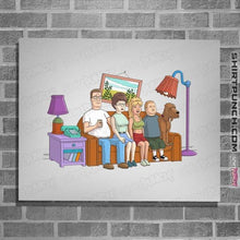 Load image into Gallery viewer, Secret_Shirts Posters / 4"x6" / White King Of The Hill Couch