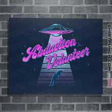 Load image into Gallery viewer, Daily_Deal_Shirts Posters / 4"x6" / Navy Abduction Volunteer